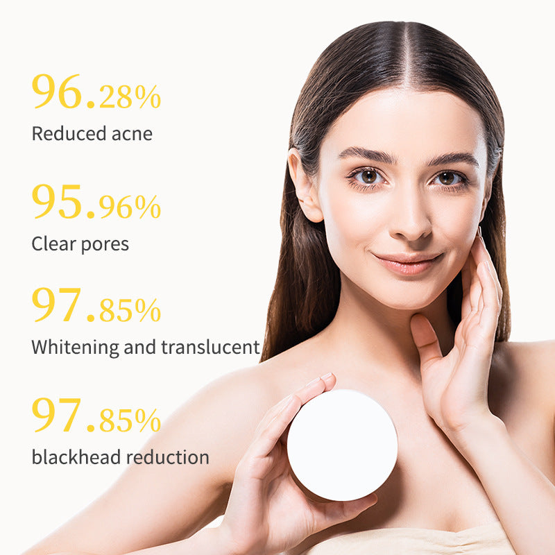 Clean Ginger Yellow Sea Green Tea Rose Smear Clay Mask